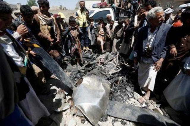الحوثيون يقولون إنهم أسقطوا طائرة استطلاع أمريكية بدون طيار