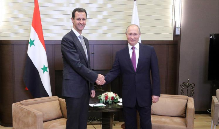 بوتين يستقبل الأسد في سوتشي
