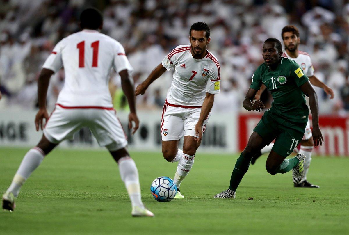 الإمارات تهزم السعودية (2-1) بتصفيات آسيا المؤهلة لمونديال روسيا 2018