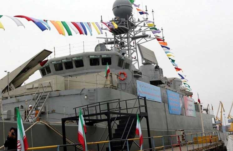 ﻿إيران تدشّن سفينة حربية جديدة وسط توتر متزايد مع أمريكا في الخليج