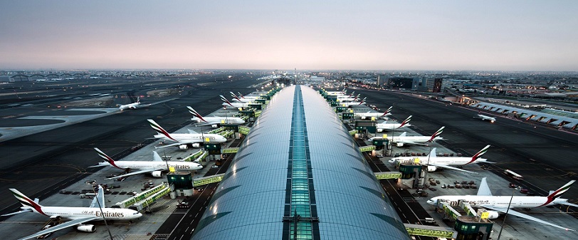 إغلاق مجال مطارات دبي الجوي لنشاط طائرة غير مصرح به