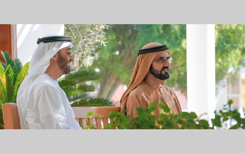 محمد بن راشد ومحمد بن زايد يلتقيان في دبي
