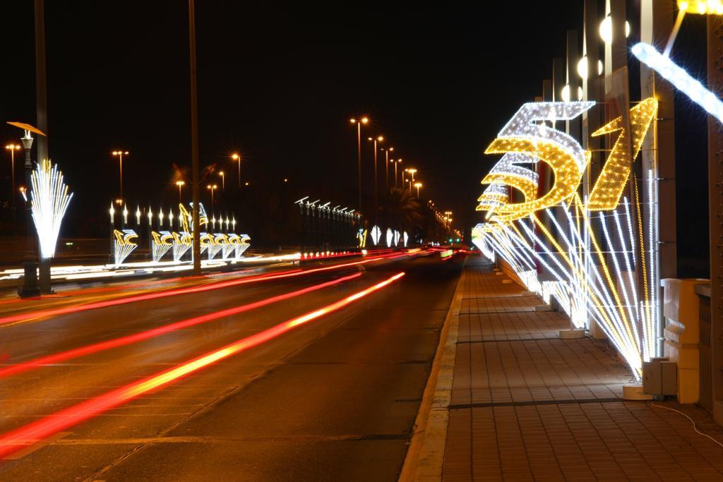 احتفال شوارع مدينة العين بالعيد الـ51 للدولة 