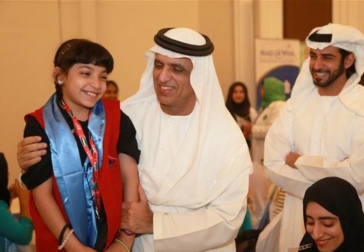 حاكم رأس الخيمة يزور مخيمًا لأطفال السكري 